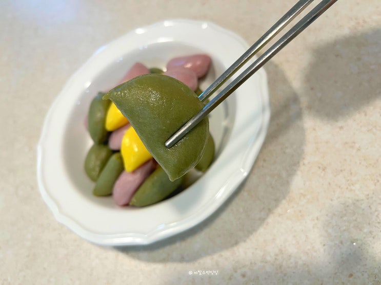 알록달록 사임당 무지개 바람떡, 아이들 건강간식으로 딱 좋아요