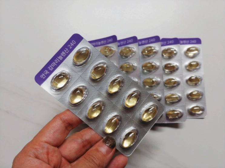  생리통 PMS 안국건강 감마리놀렌산 240