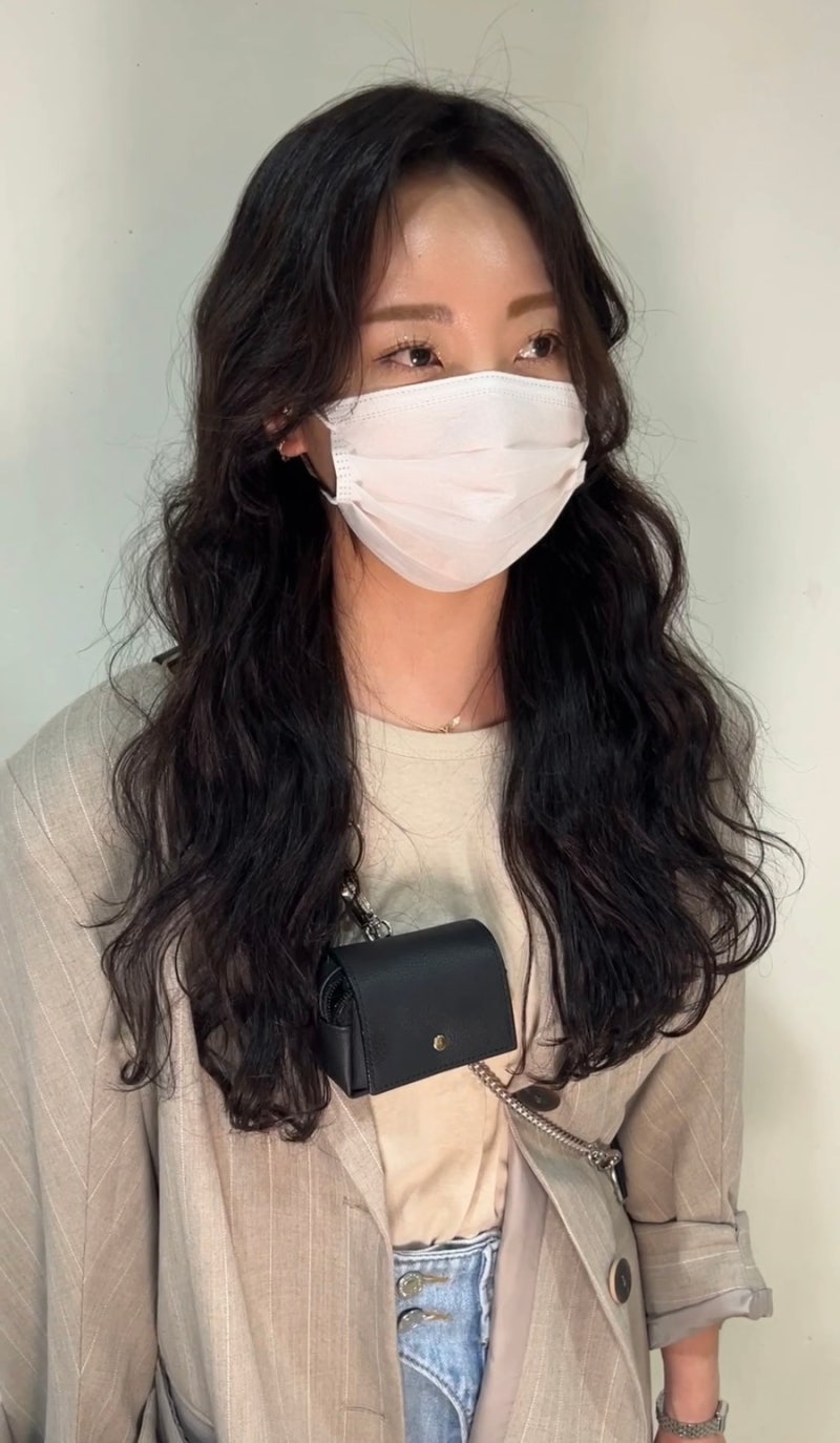 러블리한 굵은 히피펌과 웨이브펌의 총정리! 2