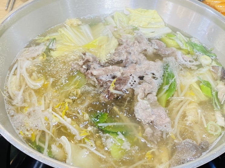  노원구 중계동 은행사거리 소고기 편백찜에 무한리필 샤부샤부와 월남쌈까지 맛있는 샤부넘버원