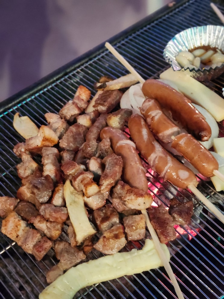  [성남 :: 어닝바베큐] 서울 근교 야외 바베큐 기분 내기