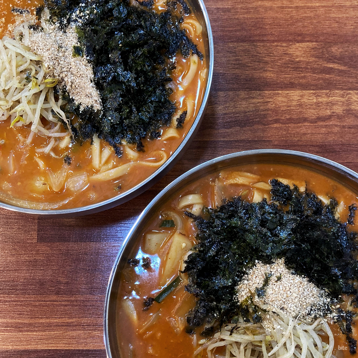  인천 구월동 칼국수 '하와이장칼국수' 양 많고 고소한 장칼국수 맛집