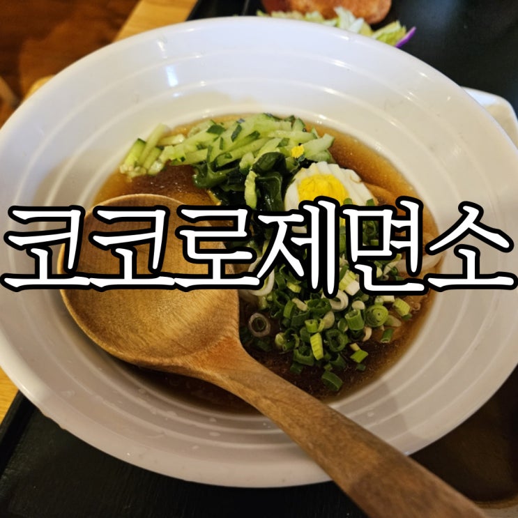  창원가로수길 오랜만에 방문한 우동맛집 코코로제면소