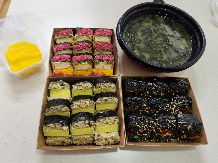  제주도 해녀김밥(해녀김밥,전복김밥, 딱새우김밥)