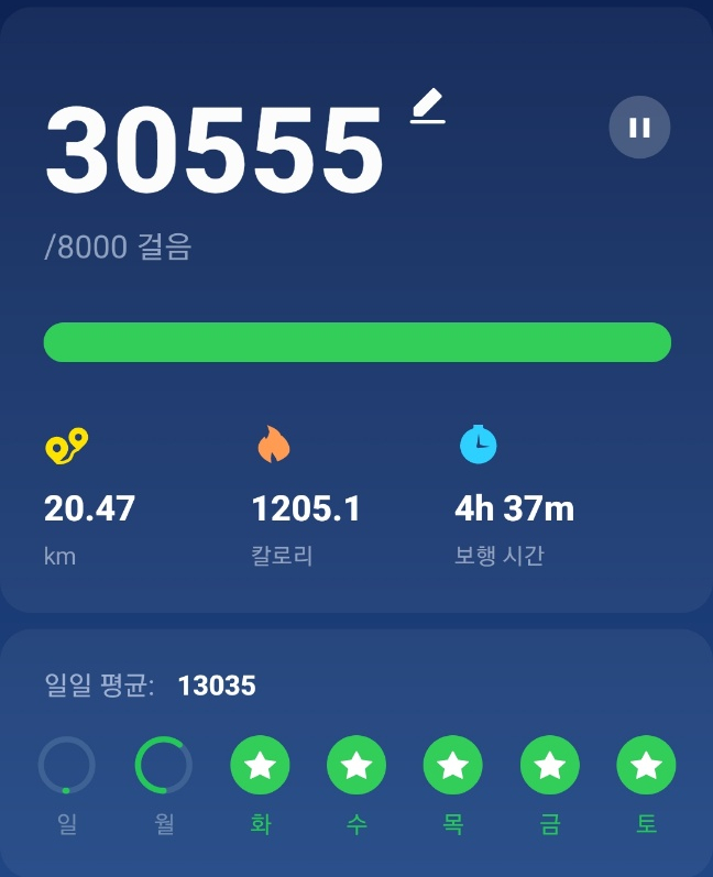  3만보 걷기, 다리아파요