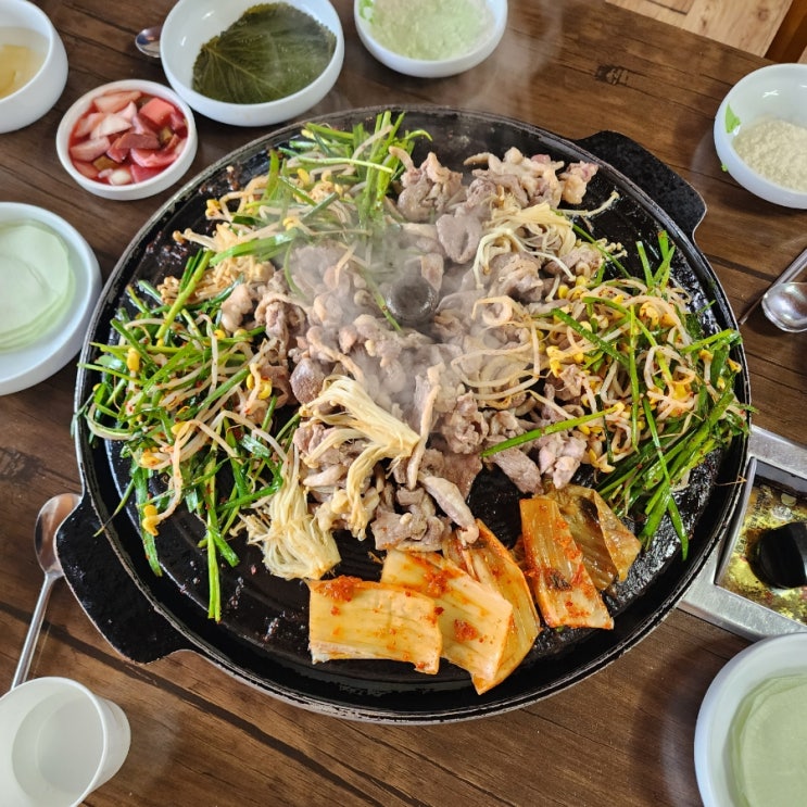  [용인 오리고기] 처인구 이동읍 서리 '감골오리' 본점 오리부추구이, 오리주물럭, 볶음밥 후기