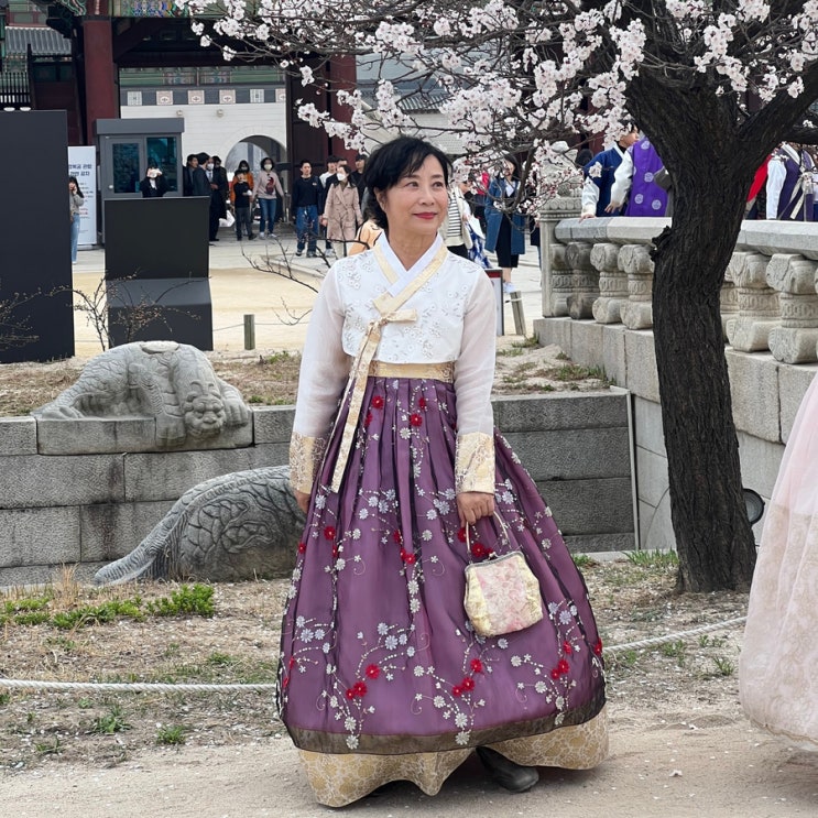 경복궁 한복대여 지지배배한복 2호점, 엄마 한복체험 시켜드림!