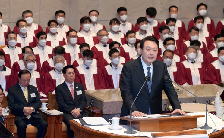 2023 한국교회 <b>부활절</b> 연합예배 윤석열 <b>대통령</b> 축사 전문