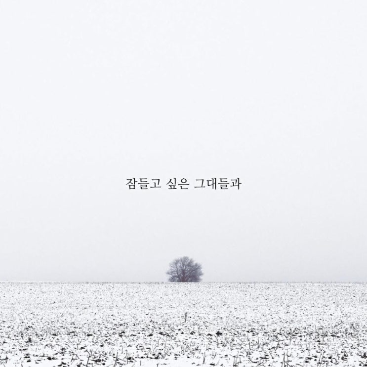 클린코튼 - 잠들고 싶은 그대들과 [노래가사, 듣기, Audio]