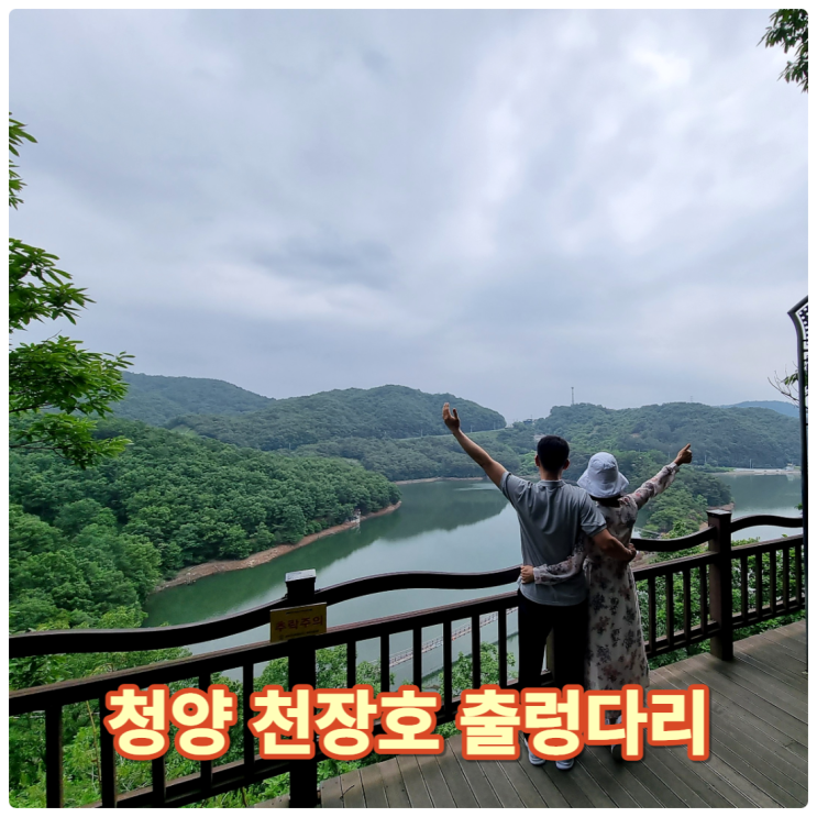  청양 천장호 출렁다리 당일치기 여행 좋아요