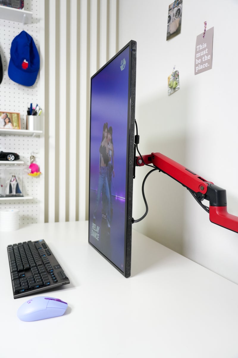 32인치 싱글 모니터암 어고트론 LX 레드 좋아! : 네이버 블로그