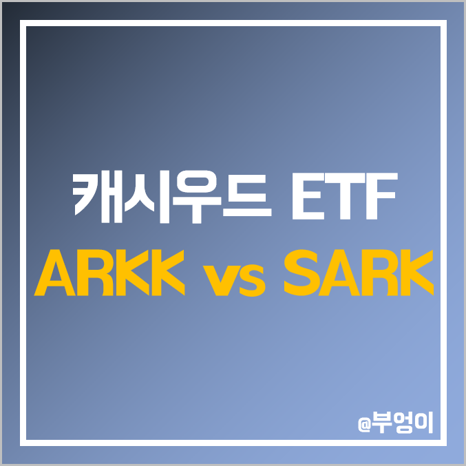 미국 혁신 ETF ARKK 및 인버스 SARK 주가, 구성 종목, 배당 : ARK Invest 및 캐시 우드 관련주 미국 혁신 ETF ARKK 및 인버스 SARK 주가, 구성 종목, 배당 : ARK Invest 및 캐시 우드 관련주