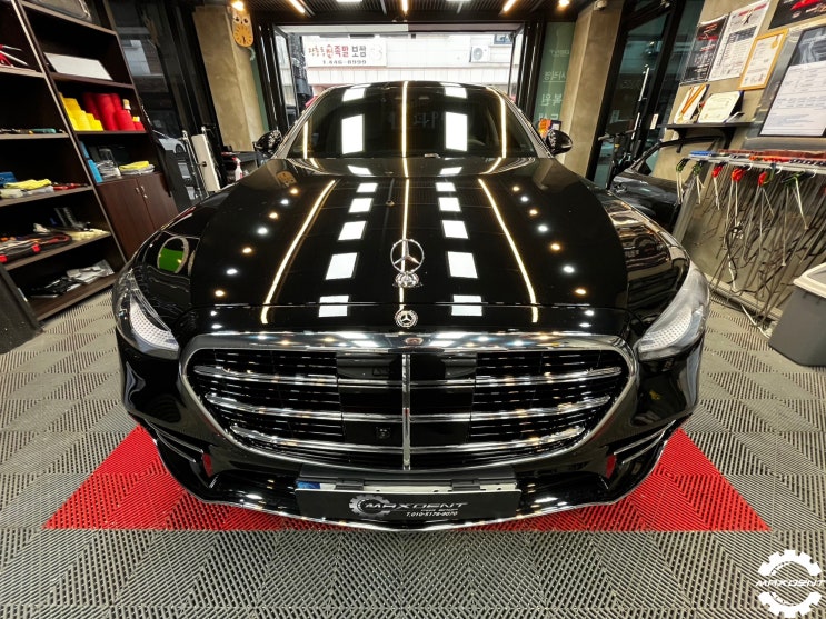  간석동 벤츠 S400d 판금도색 알루미늄 복원 전문점
