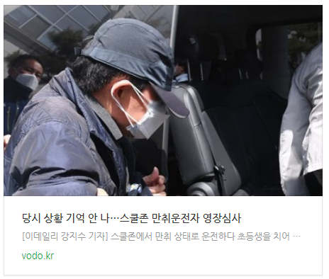 [오늘이슈] "당시 상황 기억 안 나"…스쿨존 만취운전자 영장심사