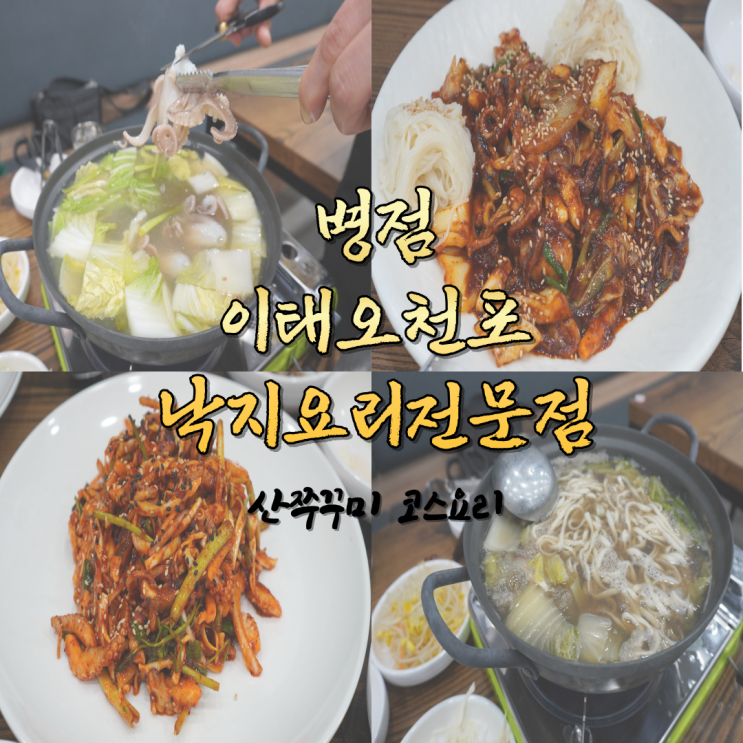  화성 병점 낙지 쭈꾸미코스요리 이태오천포낙지요리전문점