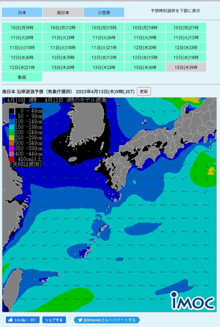 해루질 파도 보는 법! 레슨 4. IMOC 활용!
