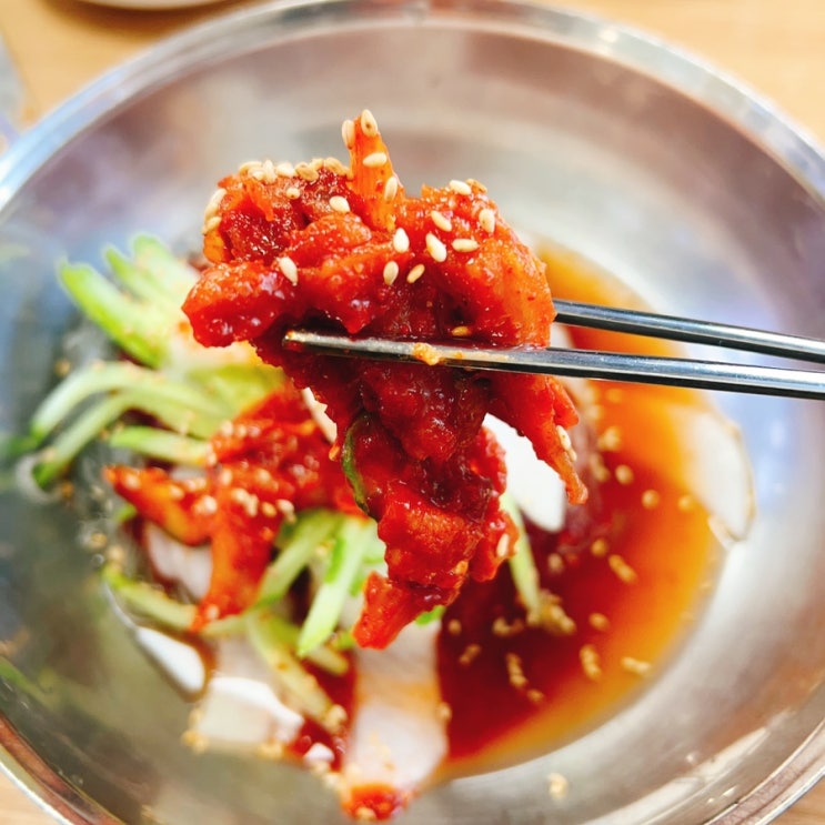  연희동 청송 함흥냉면 후기 : 생활의 달인 맛집으로 인정!