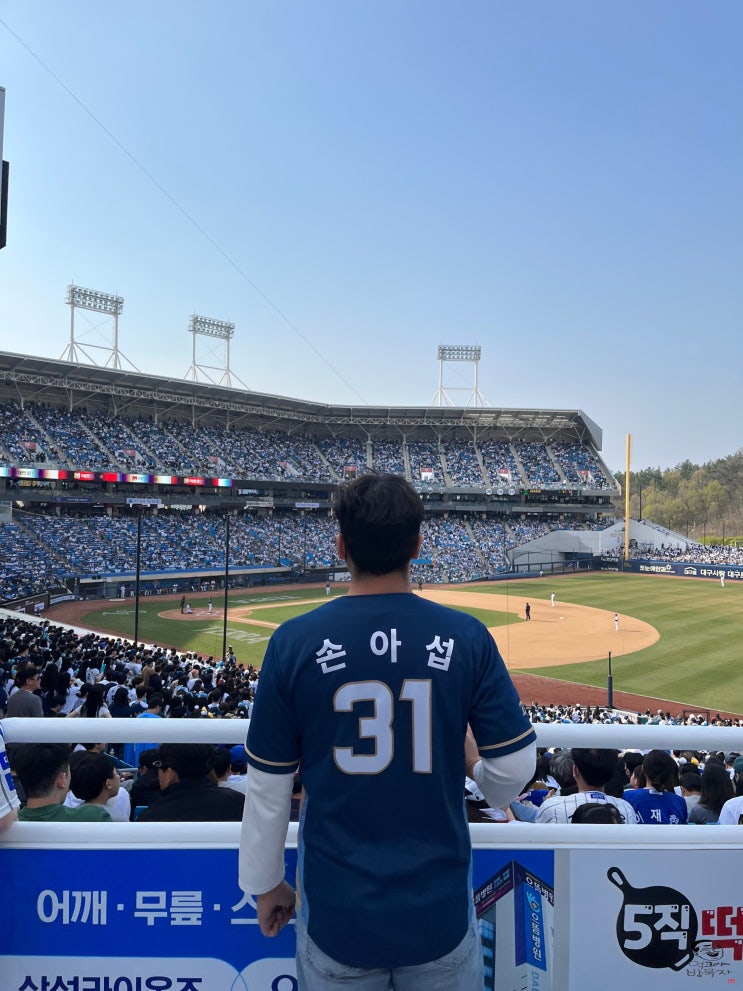 대구 <b>삼성</b>라이온즈파크 <b>개막전</b> 원정응원석 직관하고왔어요 + 주차
