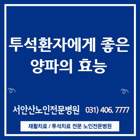  안산요양병원 투석환자에게 좋은 양파의 효능은?