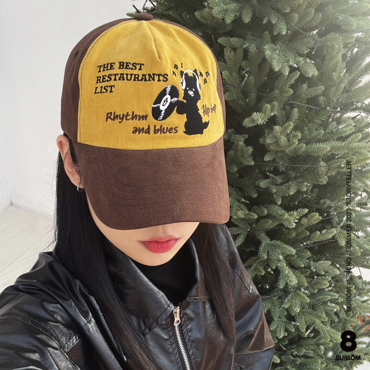  SUIBOM | 세상에서 제일 귀여운 빈티지 컬러의 트러커캡! 수이봄 디제잉 브로디 볼캡(DJing Brody Ballcap) 코디샷 (1)
