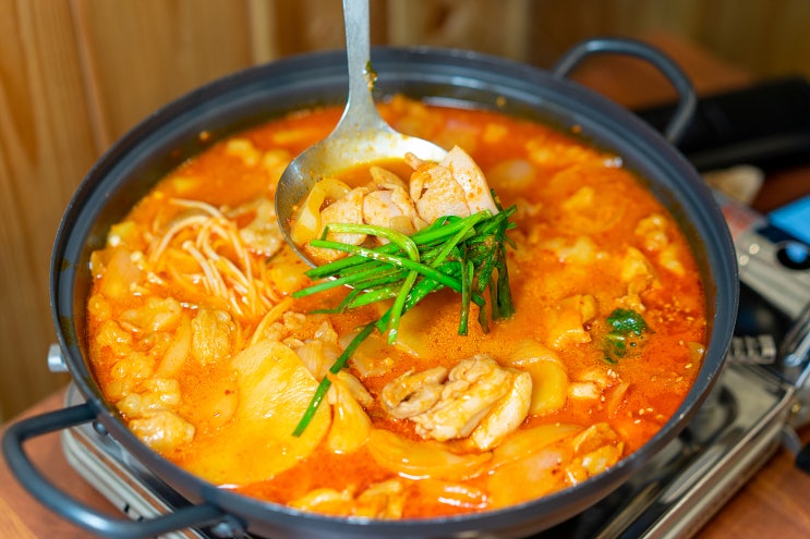  대창과 닭도리탕의 절묘한 맛남 김포 곱도리탕 장기동맛집 하누곱도리