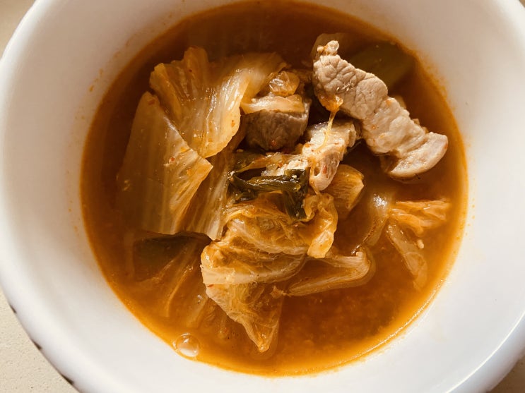  흑돈으로 만드는 백종원 돼지고기김치찌개 맛있게 끓이는법