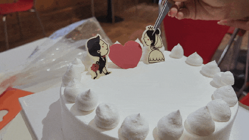 부평케이크 ' 단하나 ' 중요한 날 소중한 사람과 함께 직접 만드는 결혼기념일 4주년 케이크  케이크맛집