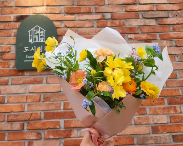 마산 도시정원 꽃꽂이 원데이클래스 꽃다발 꽃바구니 만들기