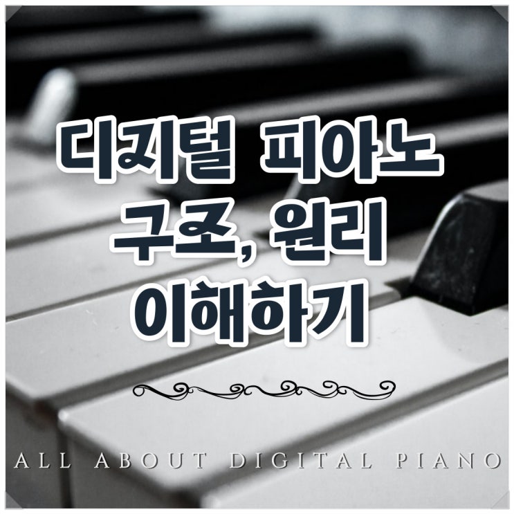  디지털 피아노 구조,원리 이해하기 (구입 전 체크 포인트,장단점,브랜드)