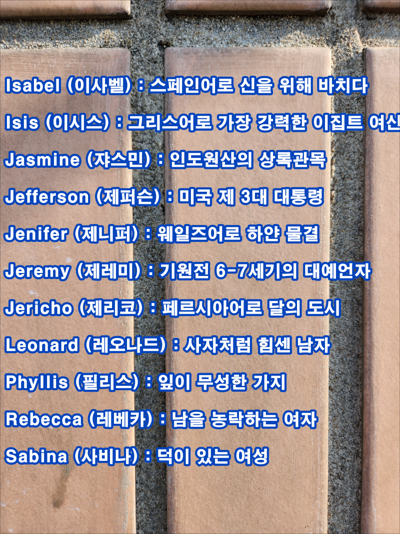 예쁜 영어 닉네임 추천 127개를 뜻과 함께 소개합니다. : 네이버 블로그