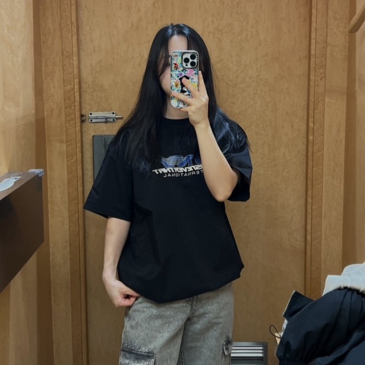 디스이즈네버댓 나일론원단 오버핏 반팔티 포인트 ㅣ TNT Nylon CREW 디스이즈네버댓 나일론원단 오버핏 반팔티 포인트 ㅣ TNT Nylon CREW
