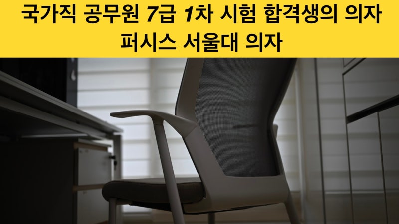 퍼시스 서울대 의자 장기간 사용 후기