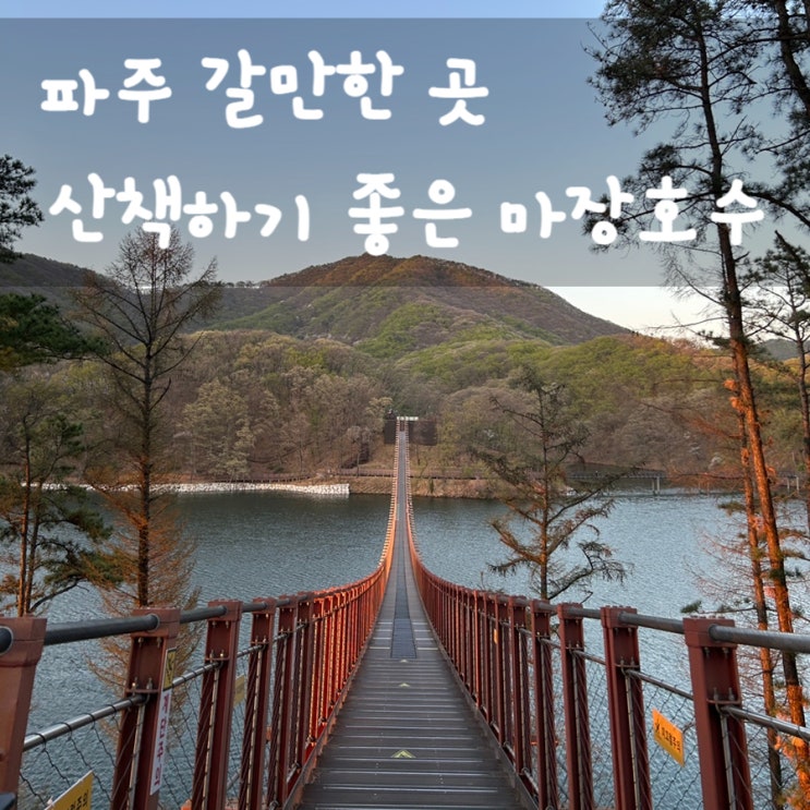 파주 갈만한 곳 산책하기 좋은 마장호수