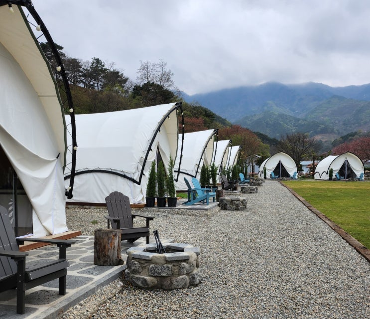  부산 근교 글램핑ㅣ산청 국내 힐링여행 럭셔리글램핑 W