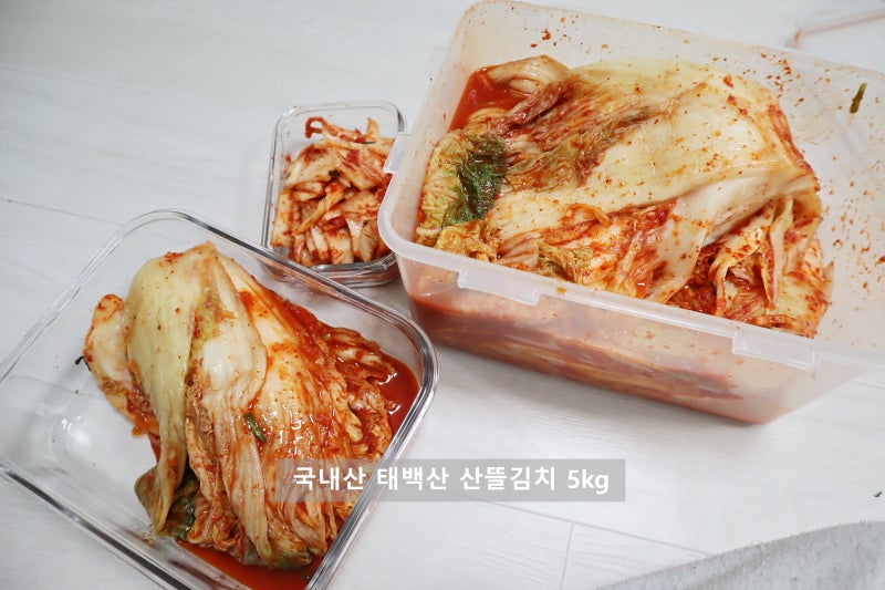 국내산 배추김치 태백산 산뜰김치 5kg (수프리미엄푸드)