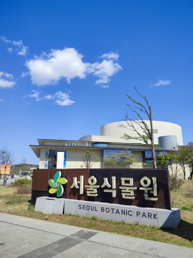 서울식물원, 꽃은 아직 덜폈지만 조경이 깔끔