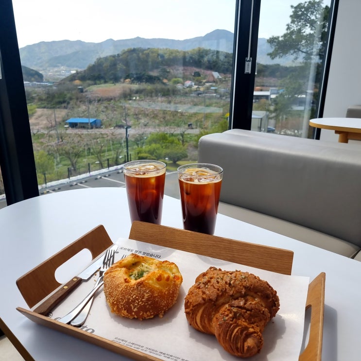  청도 카페] 뷰 맛집 브런치 & 베이커리 카페 '오브제토 커피'