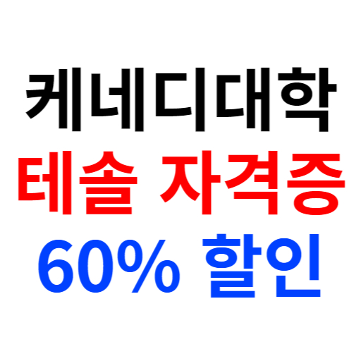  TEFL 테플 자격증 온라인 과정 60% 장학혜택 제공!