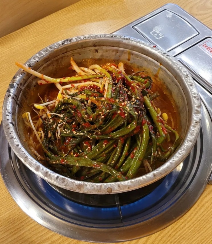 [성남맛집] 갑돌이네파김치양푼갈비 :: 성남양푼갈비, 모란갈비데이트, 파김치와 돼지갈비의 만남