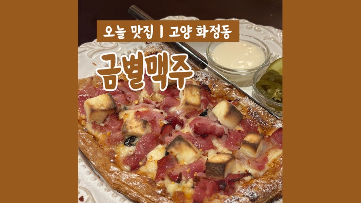 화정역맥주 금별맥주 화정역점 가성비 좋은 안주맛집