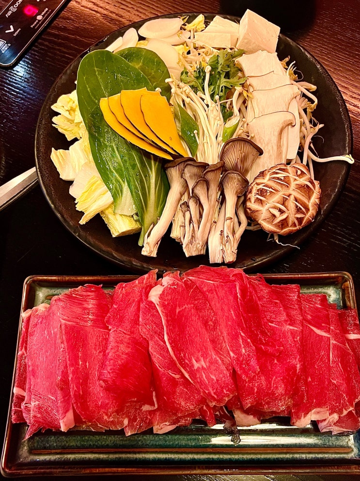  스키야키와 샤브샤브가 맛있는 마곡 맛집 옥소반 마곡본점 후기