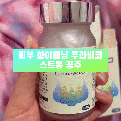  푸라비코 피부 화이트닝 얼굴 피부관리 먹는 콜라겐 추천 일본 영양제