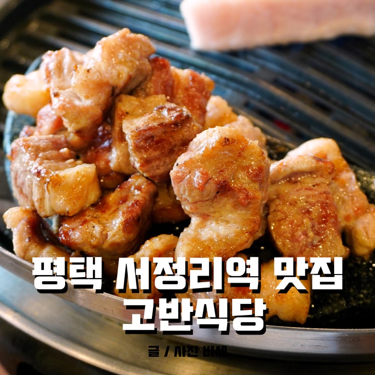  평택 서정리역 맛집, 회식으로 딱이야 고반식당 평택고덕점
