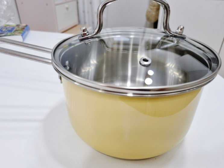 넘 예뻐서 구매한 모던하우스 스텐 편수냄비의 배신... 넘 예뻐서 구매한 모던하우스 스텐 편수냄비의 배신...