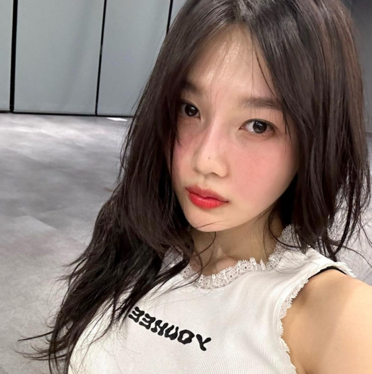  3만원대 크롭티와 스웻팬츠로 완성한 레드벨벳 조이의 애슬레저룩 알아보기