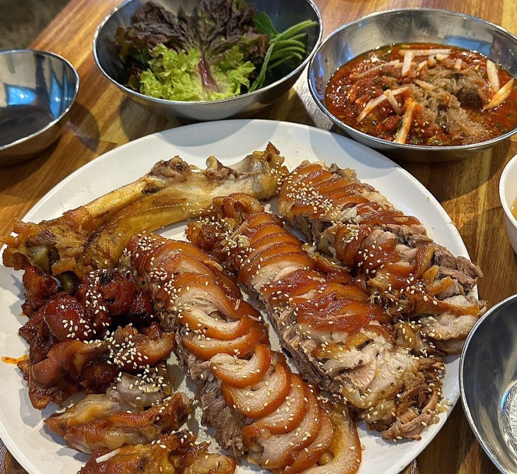  당산역 맛집 카페 추천, 내돈내산 당산허브족발 디데이원 솔직후기