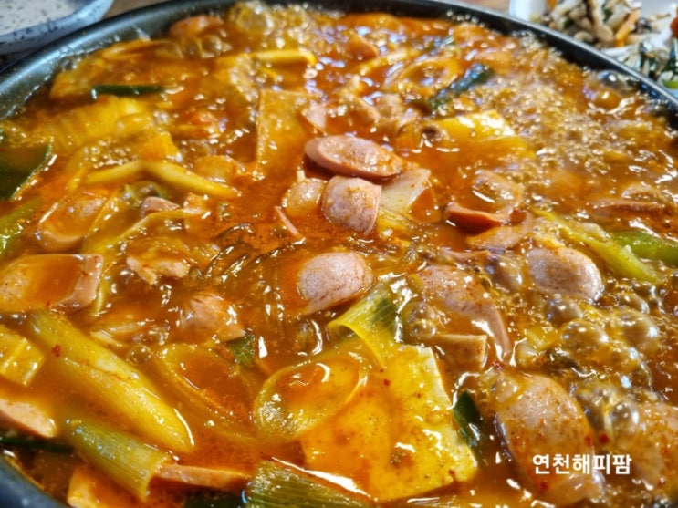  연천 군남면 진상리 식당 맛고을햄부대찌개 연천파크골프장 맛집