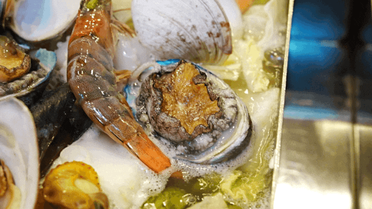  신논현 조개구이 맛집 바다수퍼해물천하조개구이 강남역점 조개찜 대자 후기