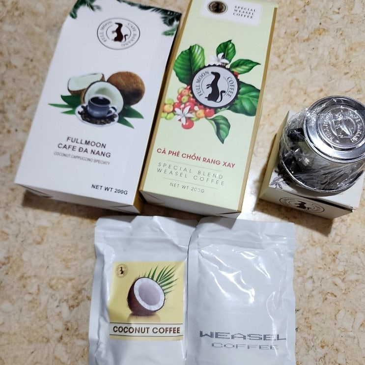 베트남 다낭 패키지여행 필수 쇼핑숍 다낭 풀문커피 위즐커피와 코코넛커피, 커피핀 다낭 노니침향 홍보관, KY 다낭잡화점 베트남 다낭 패키지여행 필수 쇼핑숍 다낭 풀문커피 위즐커피와 코코넛커피, 커피핀 다낭 노니침향 홍보관, KY 다낭잡화점