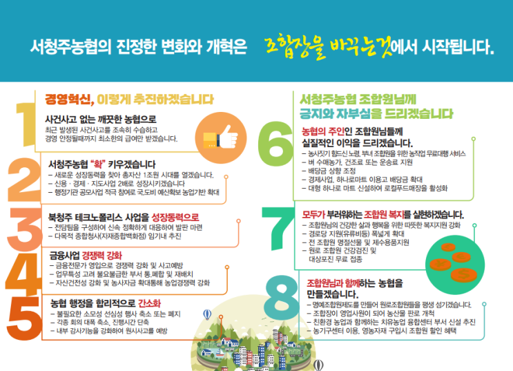  협회장, 이사장 선거홍보물 제작 컨설팅